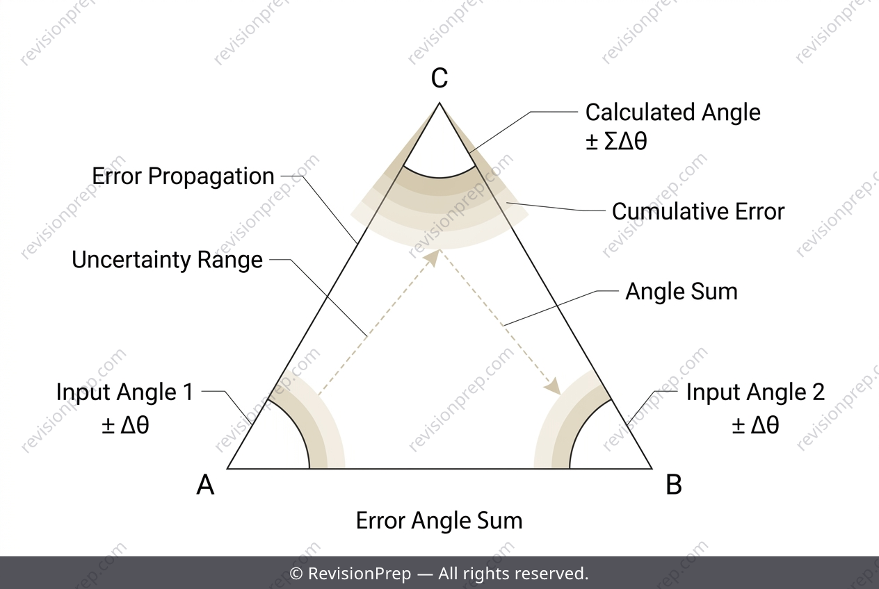 Maths: Triangle Angle Rules & Error Propagation