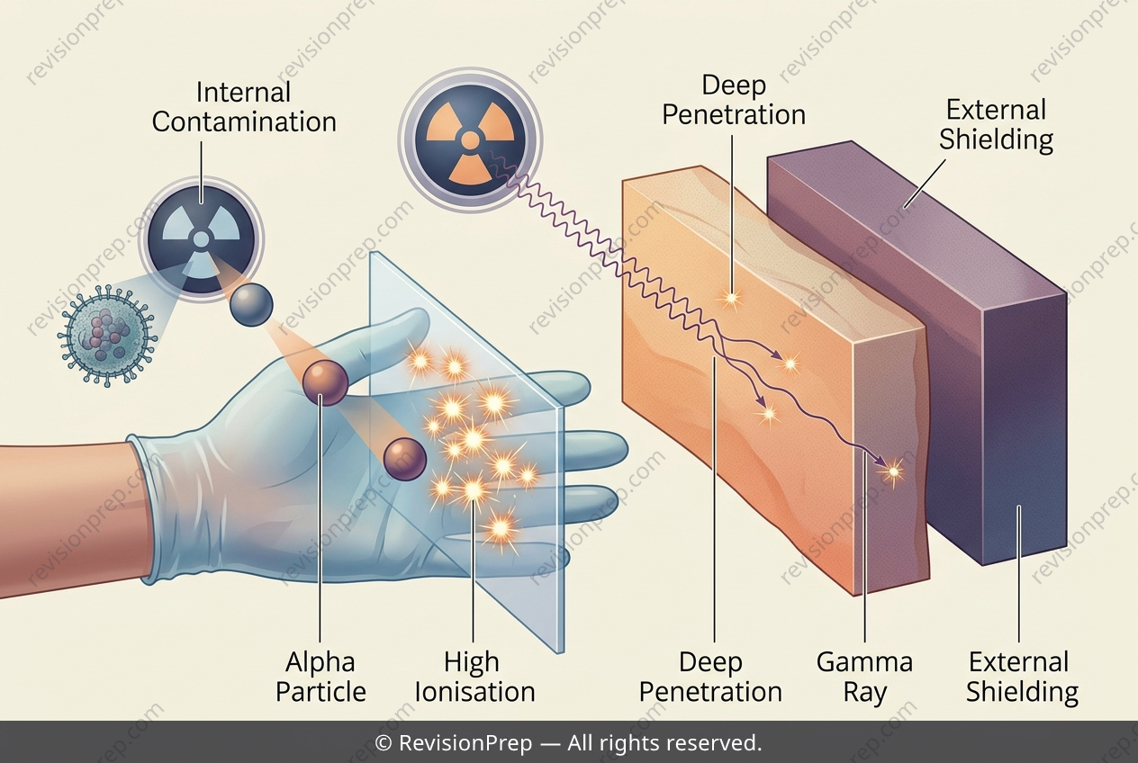 Physics: Alpha vs Gamma: Radiation's Healing-Harm Divide