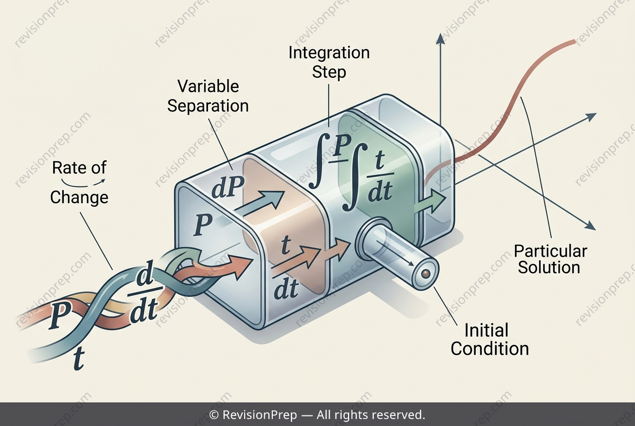 Maths: Solving Differential Equations by Separation