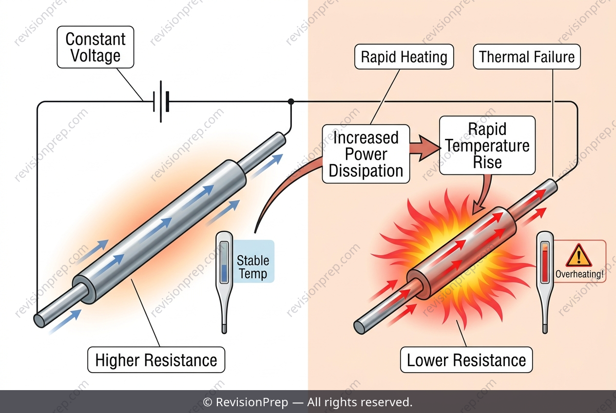 Physics: Joule Heating and a Rheostat's Limits