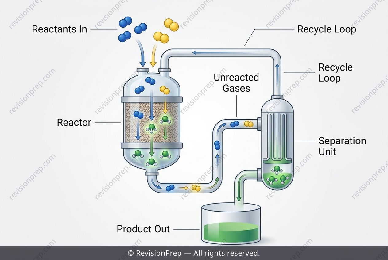 Chemistry: The Recycle Loop Behind Ammonia Yield
