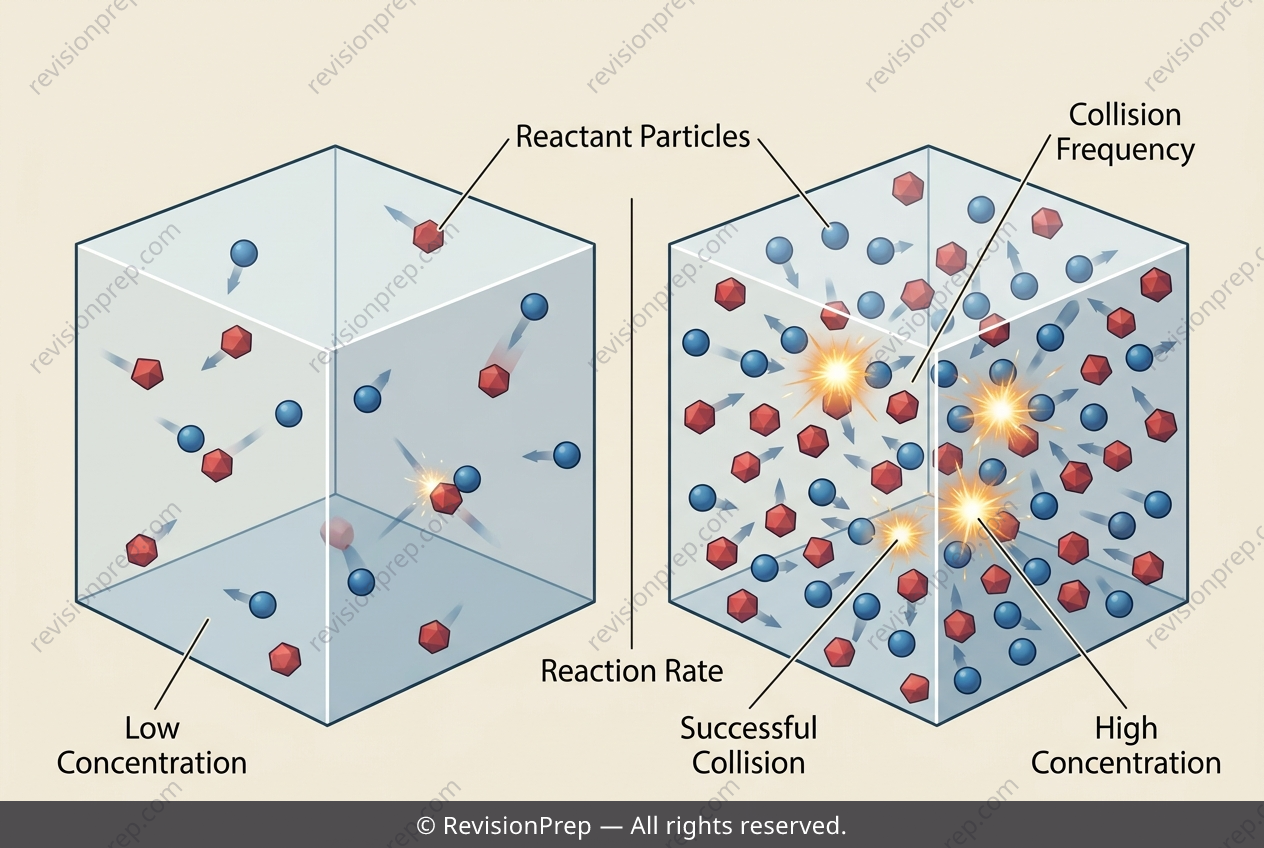 Chemistry: Why Concentration Changes Rate, Not Energy