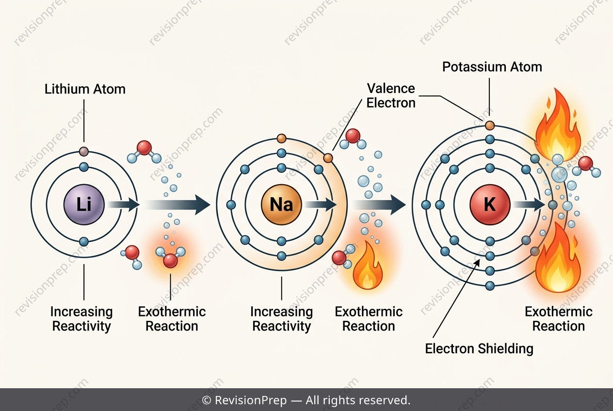 Chemistry: Reactivity Rises Down Group 1