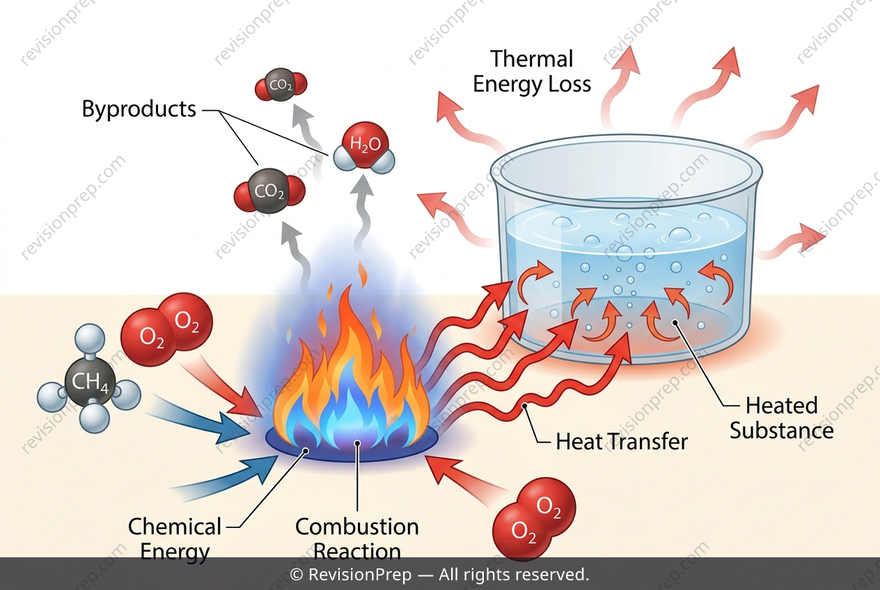 Chemistry: CH₄ + O₂ — Energy from Combustion