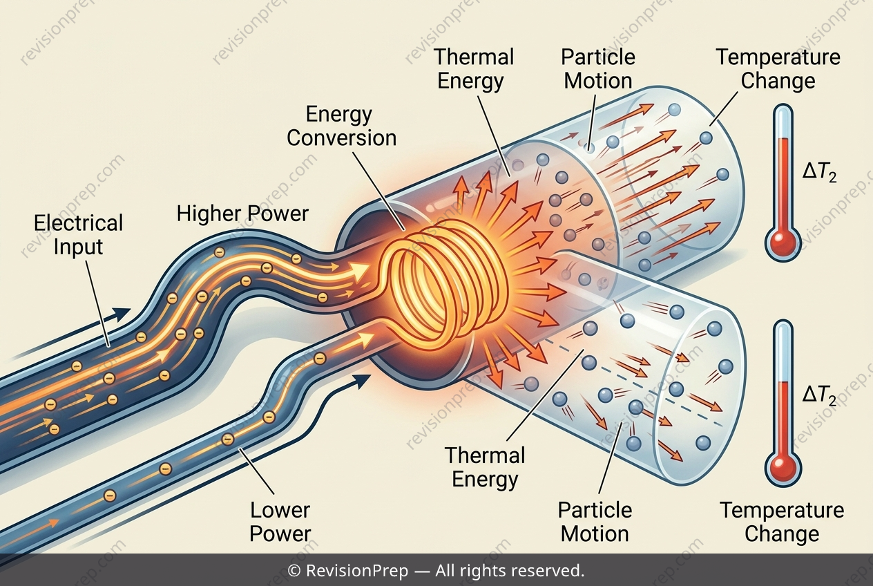 Physics: Why Doubling Power Doesn't Double Heat