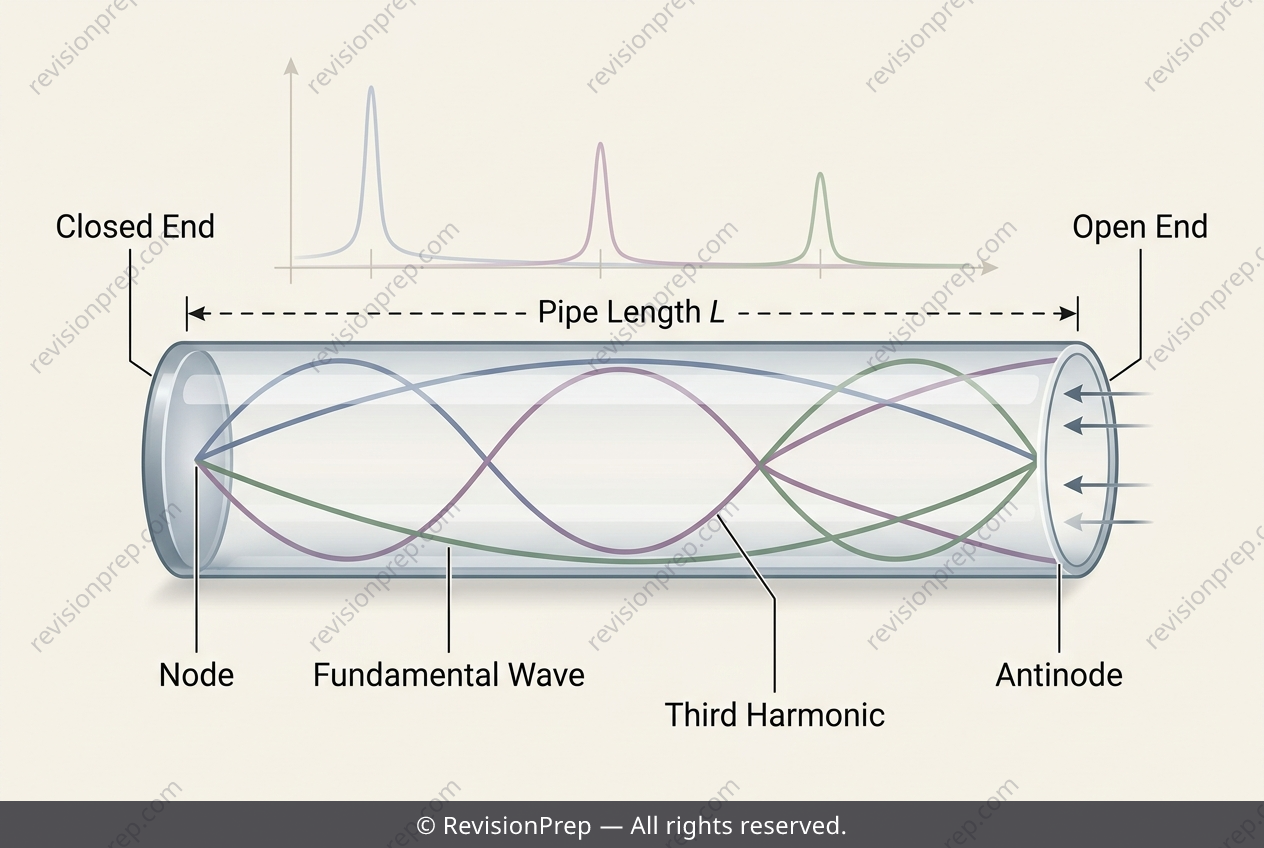 Physics: Why Closed Pipes Skip Even Harmonics