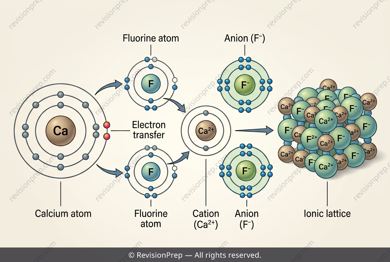 Chemistry: How Electron Transfer Builds Ionic Lattices