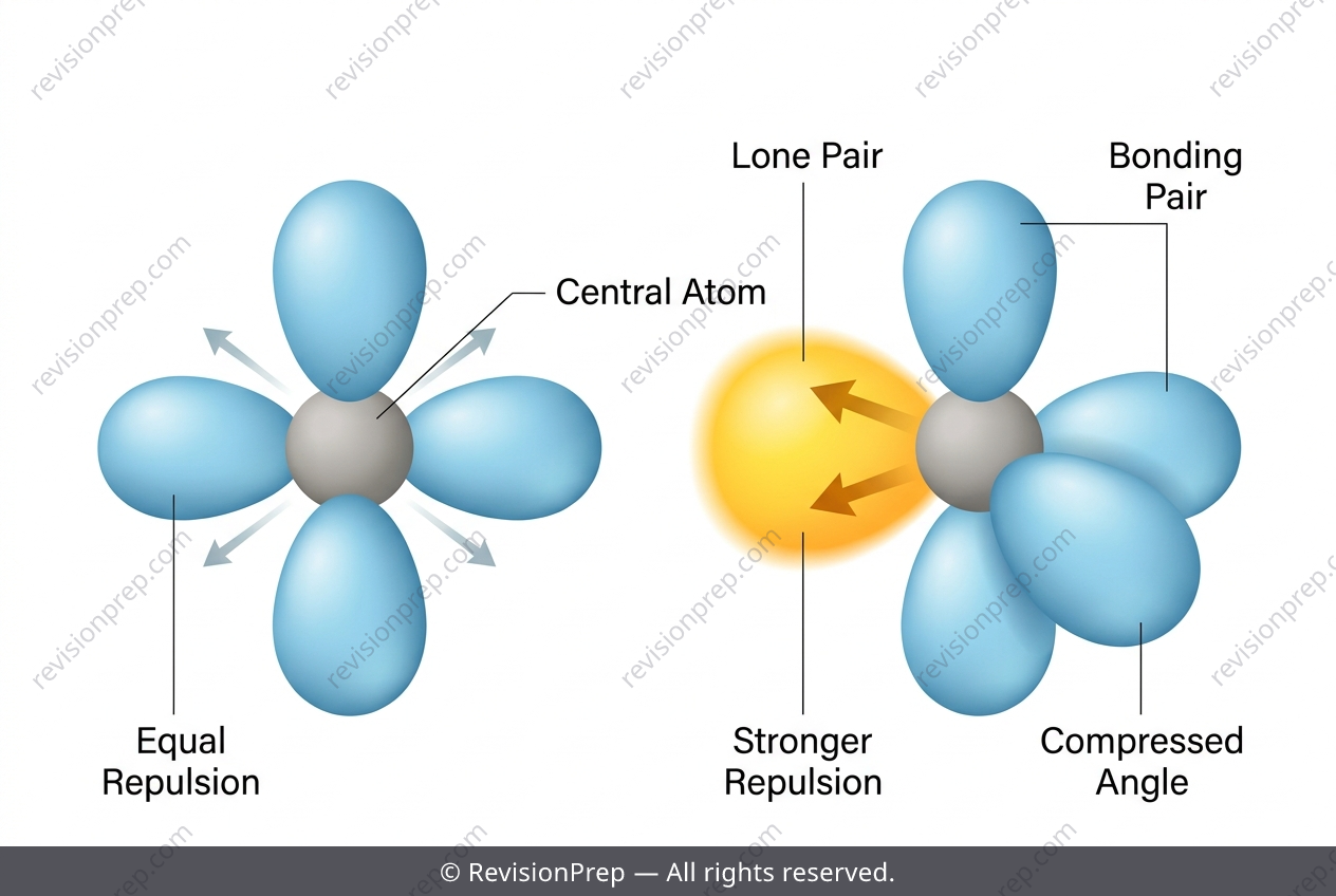 Chemistry: Why Lone Pairs Bend Molecular Shapes