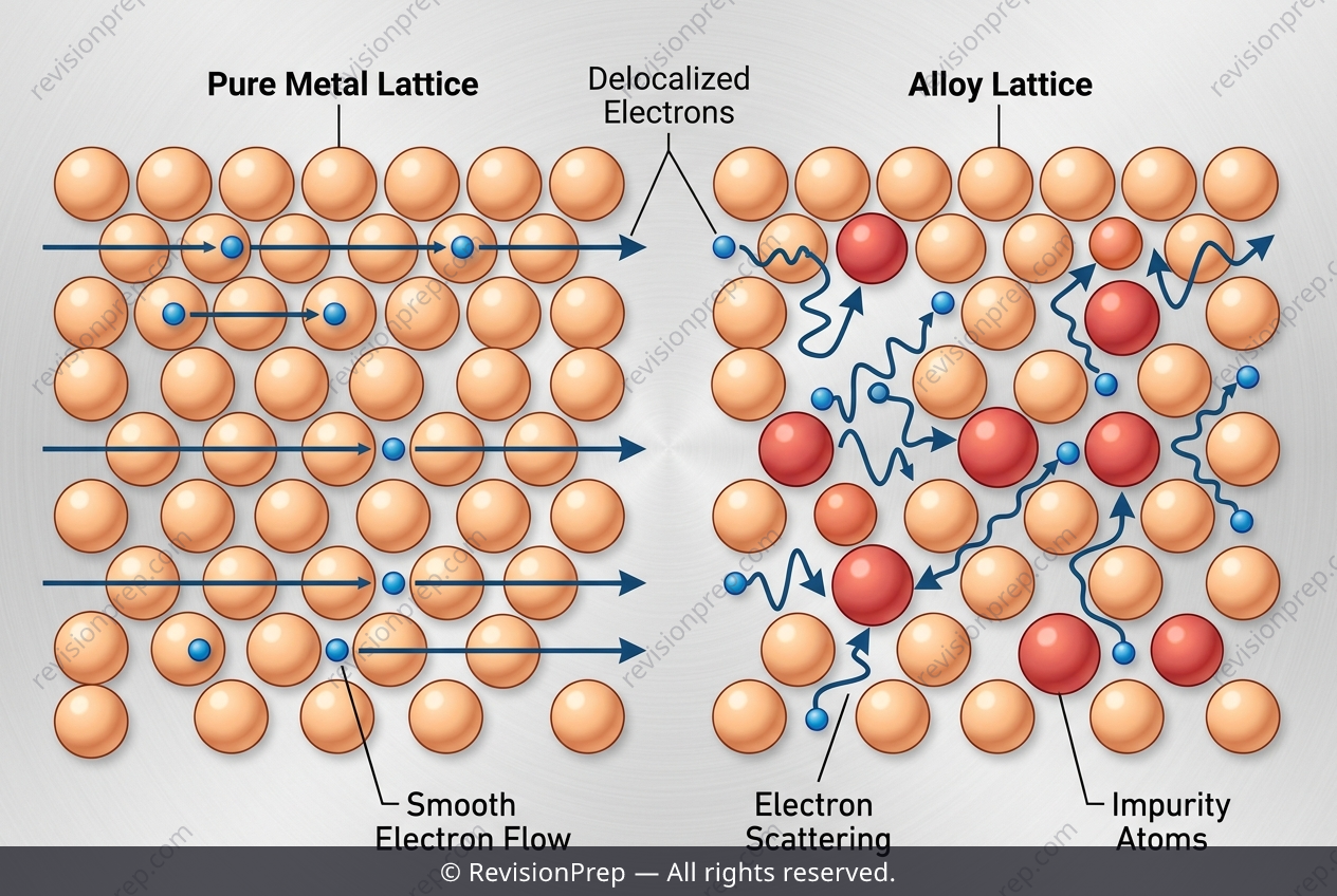 Chemistry: Why Pure Metals Conduct Better Than Alloys