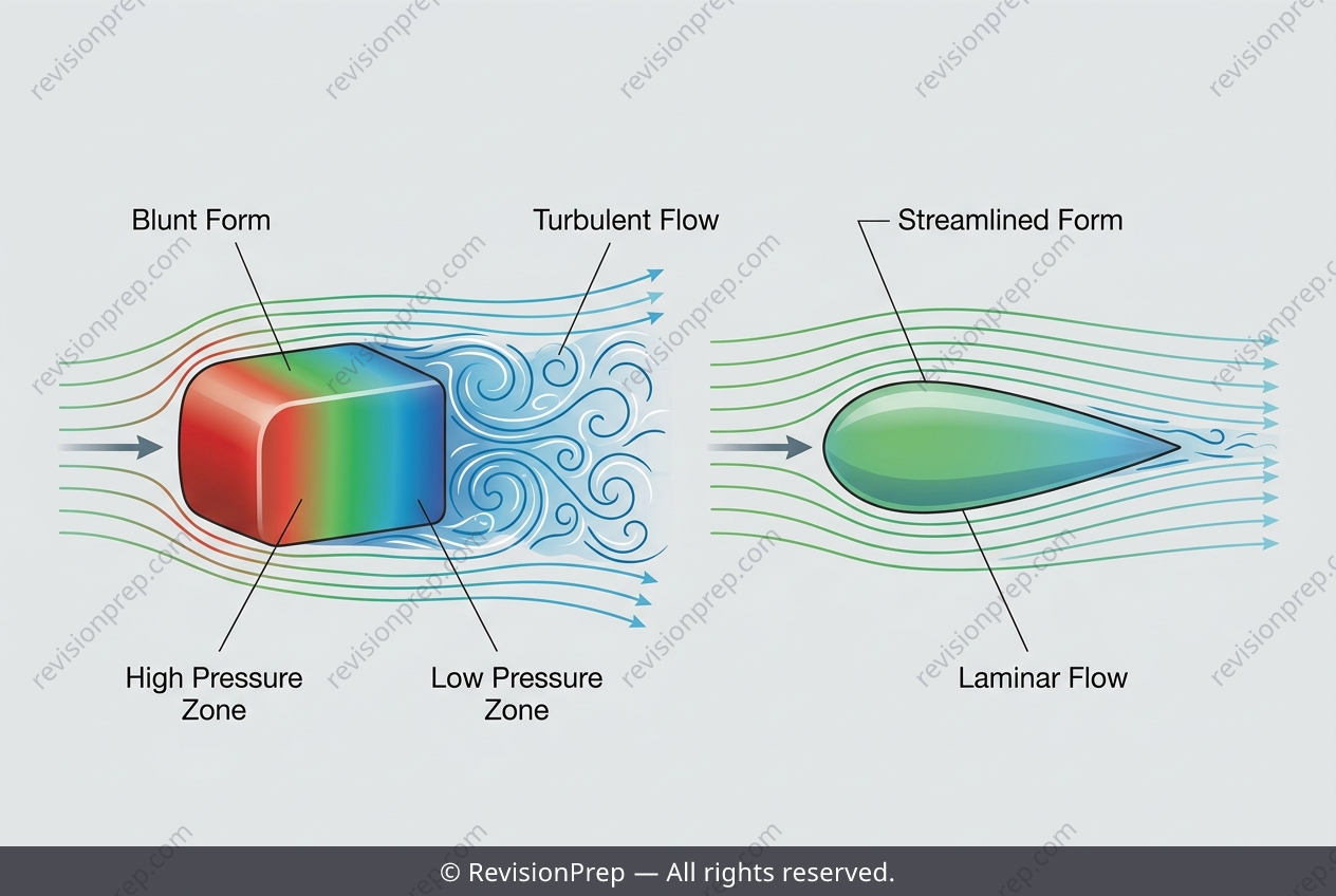 Physics: Why Streamlined Shapes Reduce Air Resistance