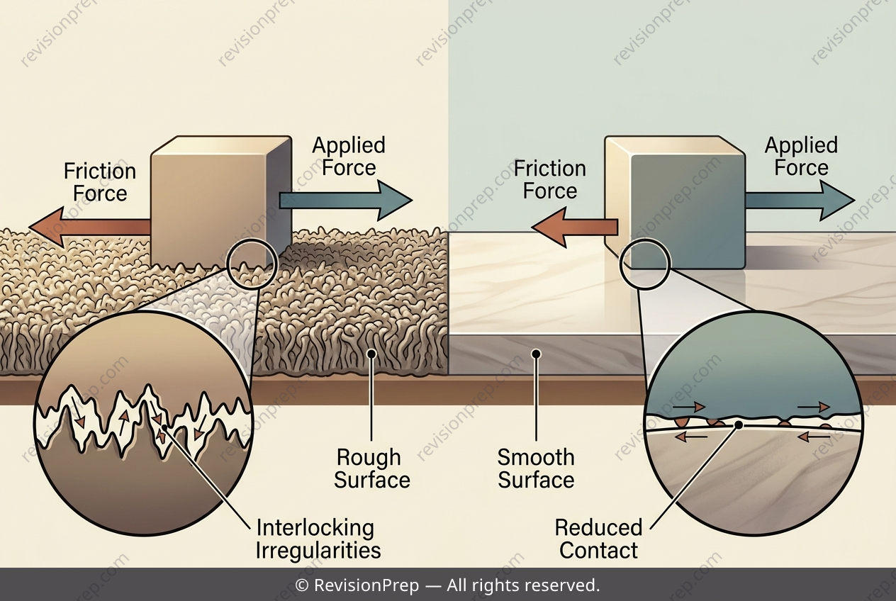 Physics: Why Surface Roughness Affects Friction