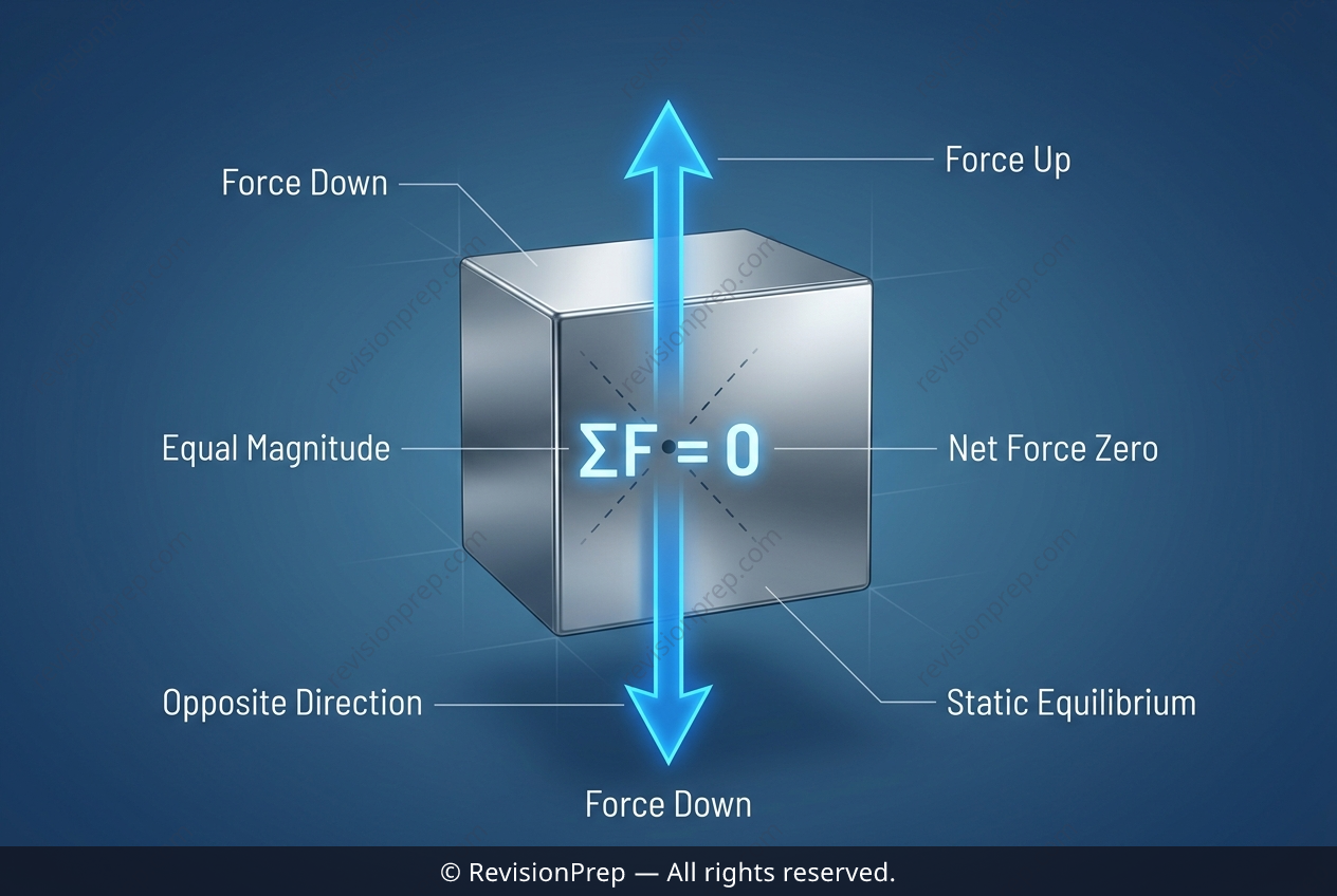 Physics: How Two Forces Keep a Book Motionless