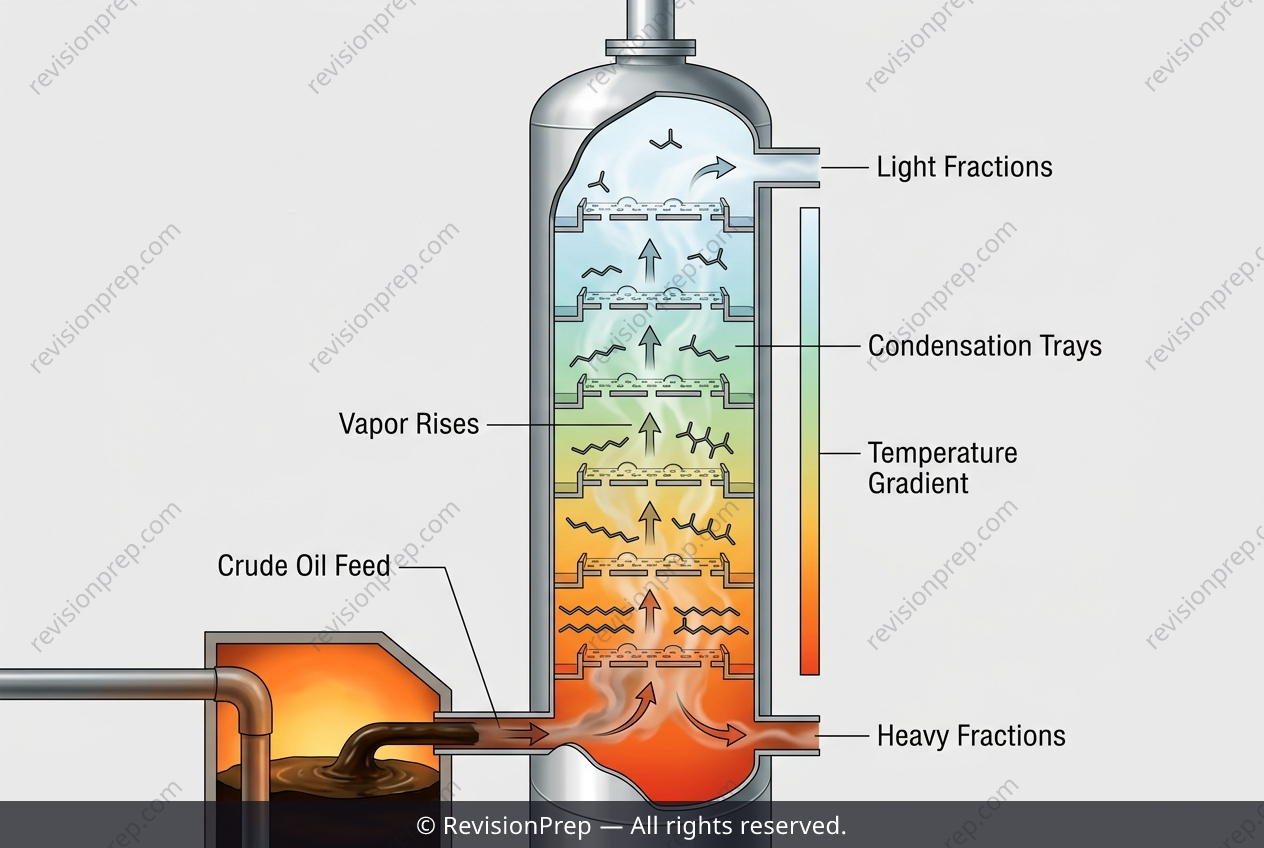 Chemistry: How Boiling Points Govern Oil Separation