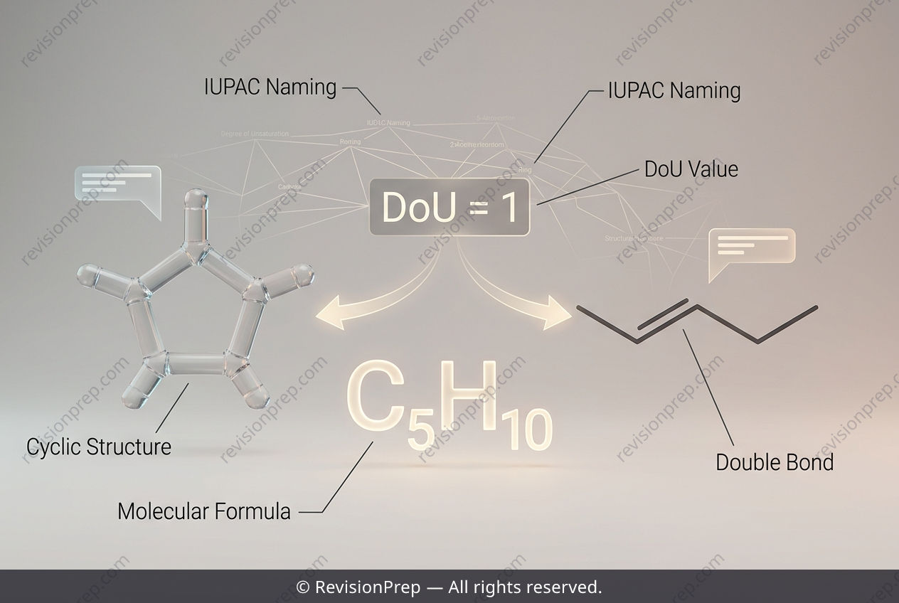 Chemistry: DoU Finds Unsaturation, IUPAC Names It