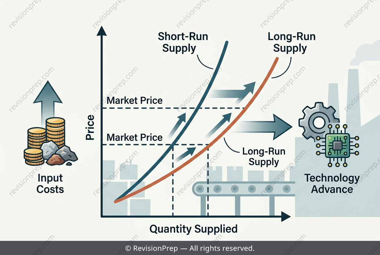 Economics: Why PES Changes with Time and Technology