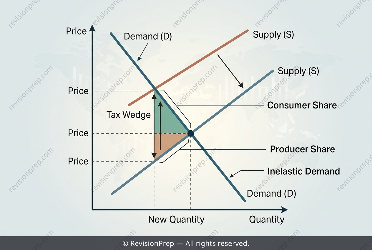 Economics: How Elasticity Determines Tax Incidence