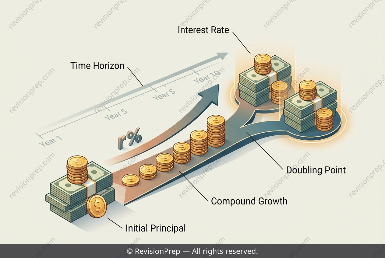 Maths: Why Doubling Time Depends Only on Rate