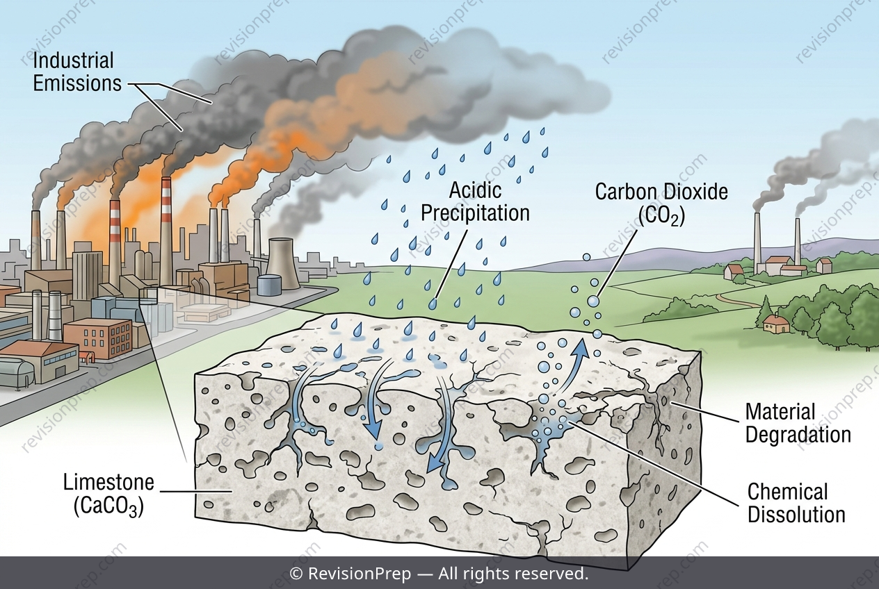 Chemistry: Why Acid Rain Slowly Destroys Monuments