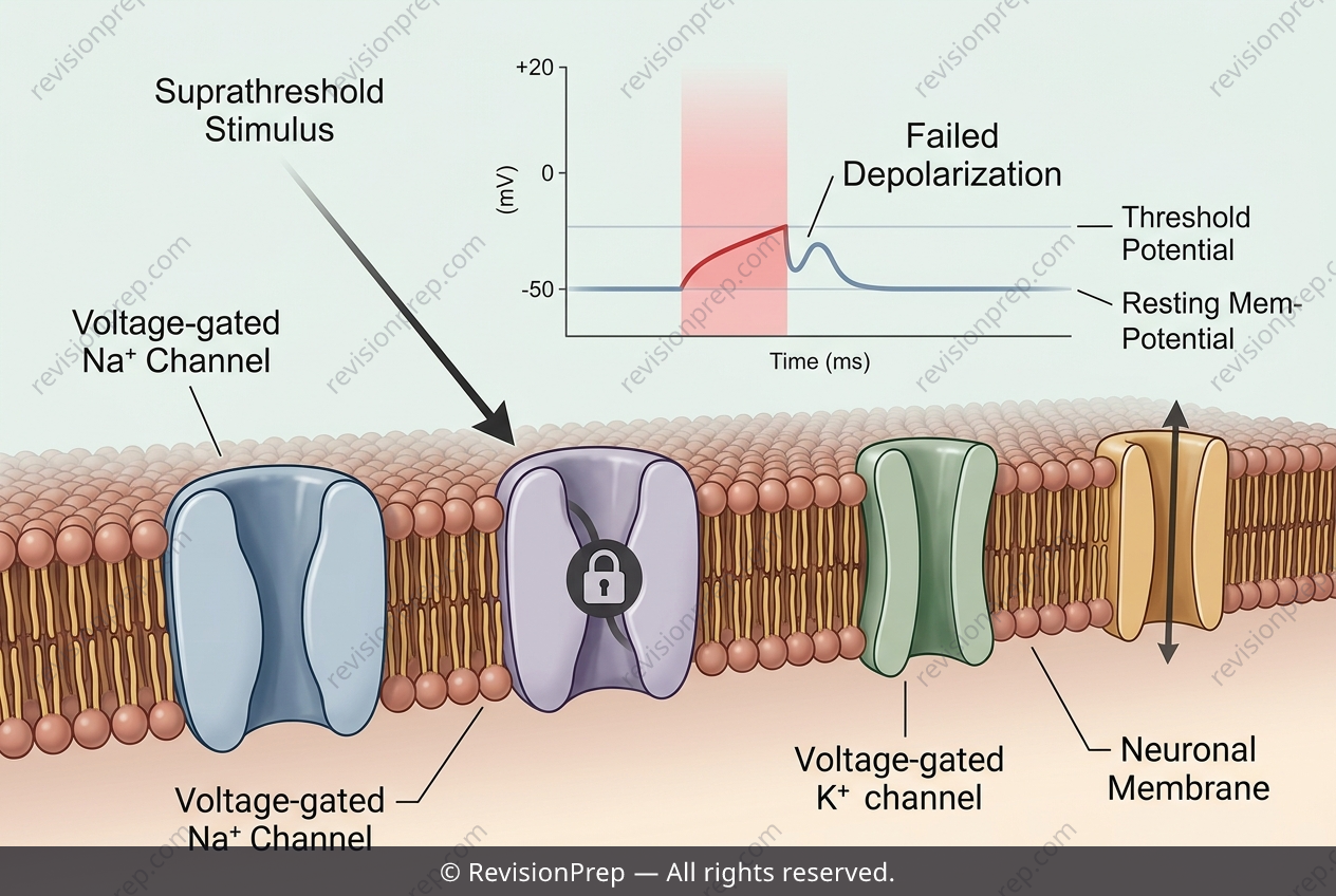 Biology: Why Blocking Sodium Channels Silences Neurons
