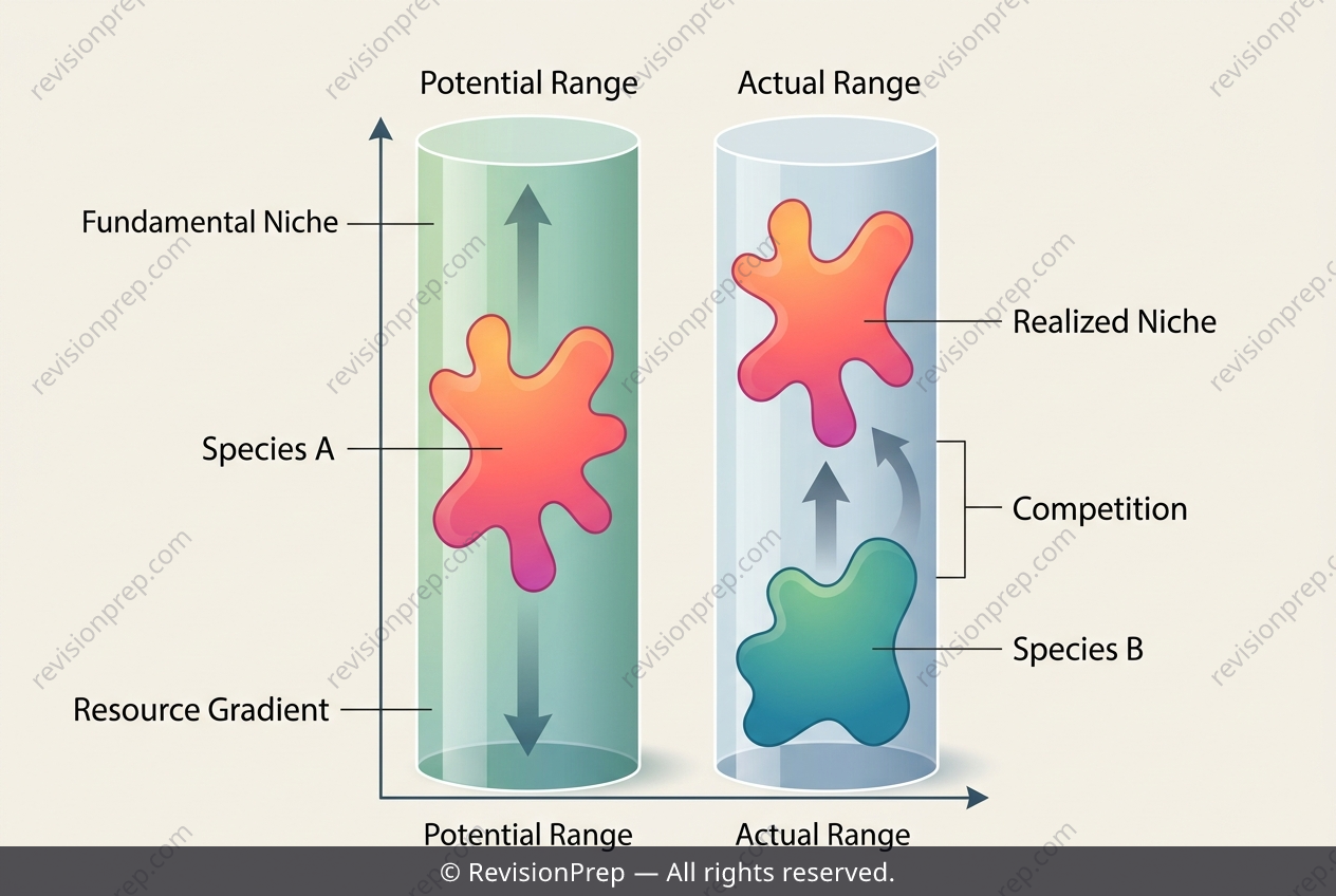 Biology: Potential vs Actual - What Limits a Species