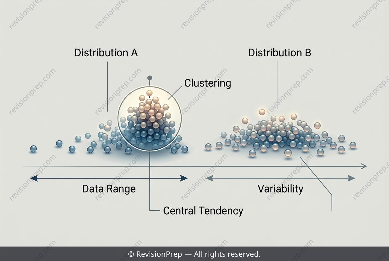 Maths: How Shape and Range Define Data Spread