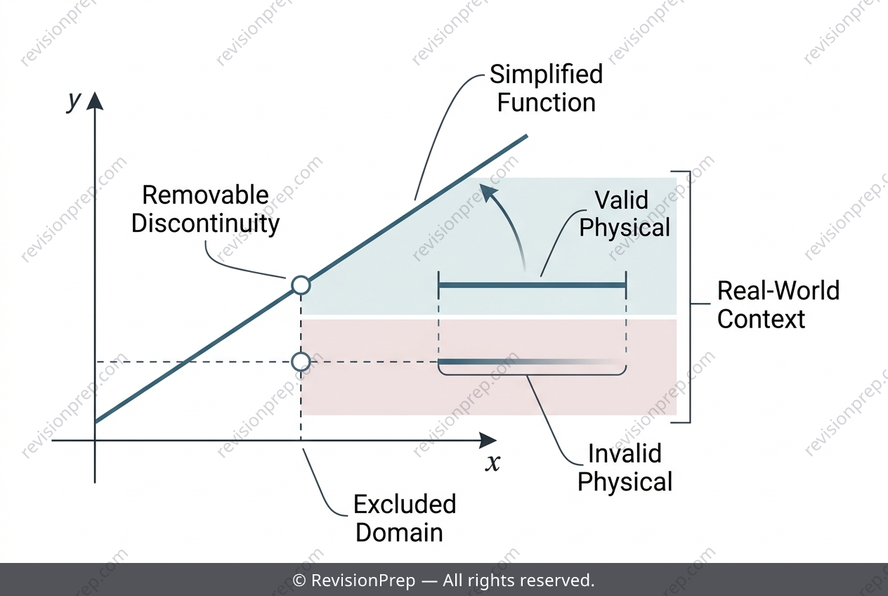Maths: Why a Cancelled Factor Still Excludes a Value