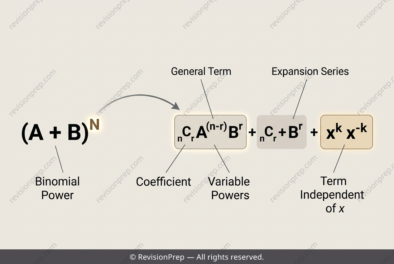 Maths: How Binomial Terms Reveal When x Disappears