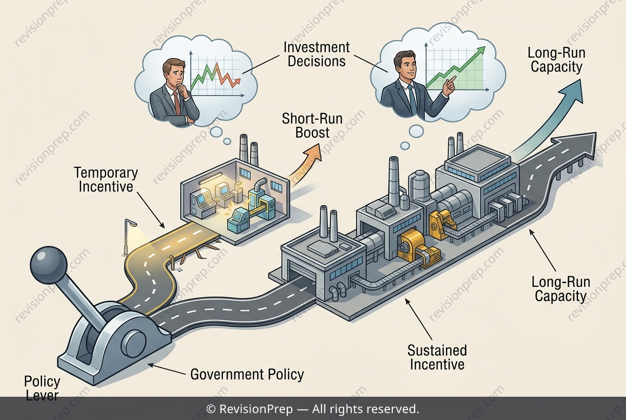 Economics: Temporary Tax Cuts Boost Output, Not Capacity