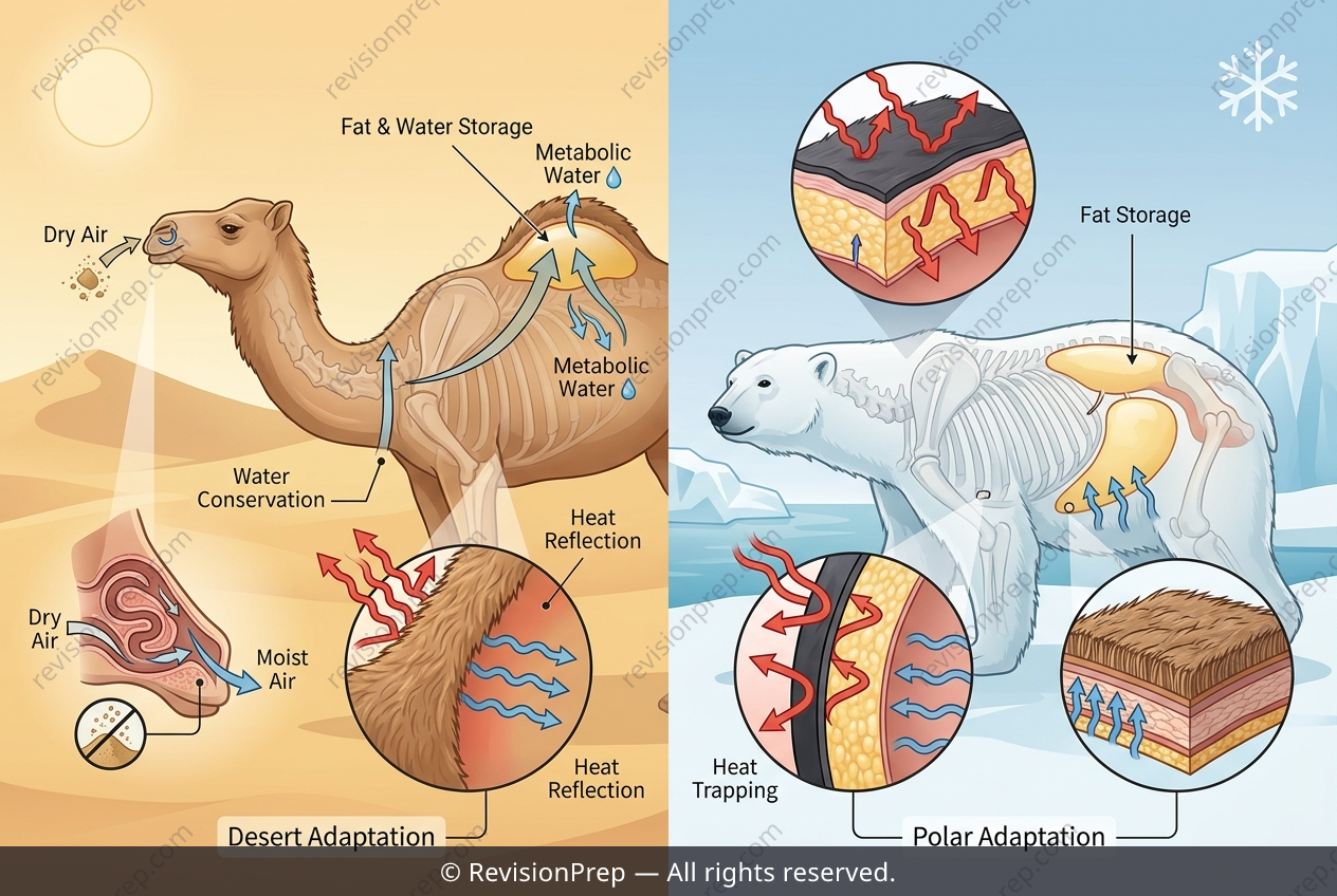 Biology: One Adaptation Principle, Two Extreme Habitats