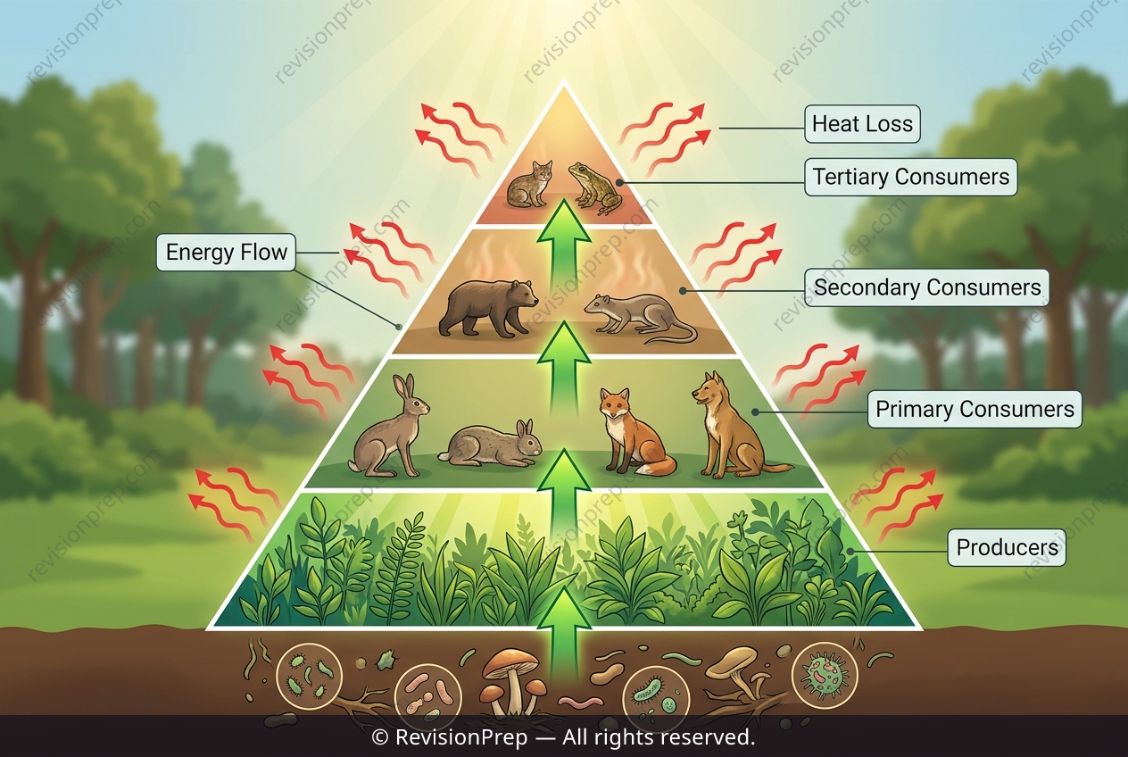 Biology: Why Energy Decreases Up the Trophic Levels