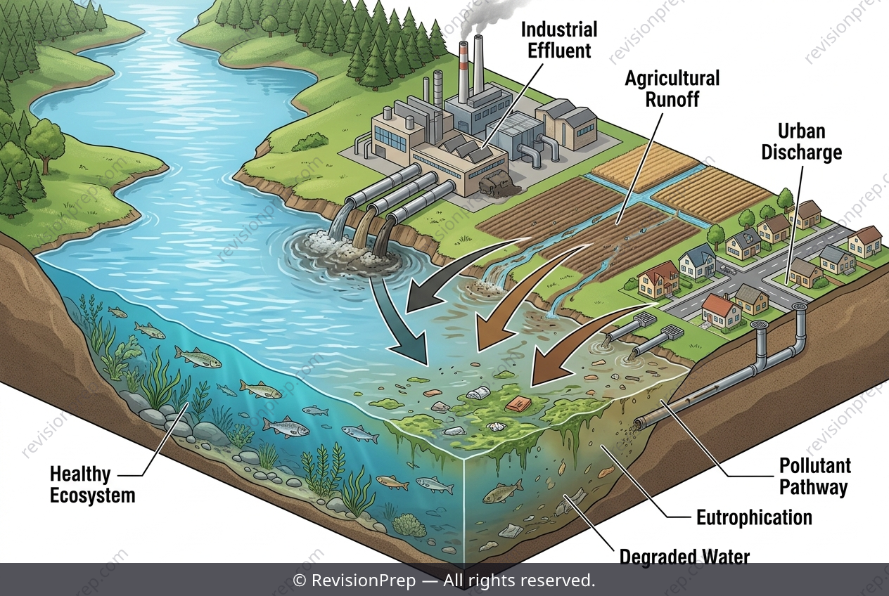 Biology: Point-Source vs. Runoff in Water Pollution