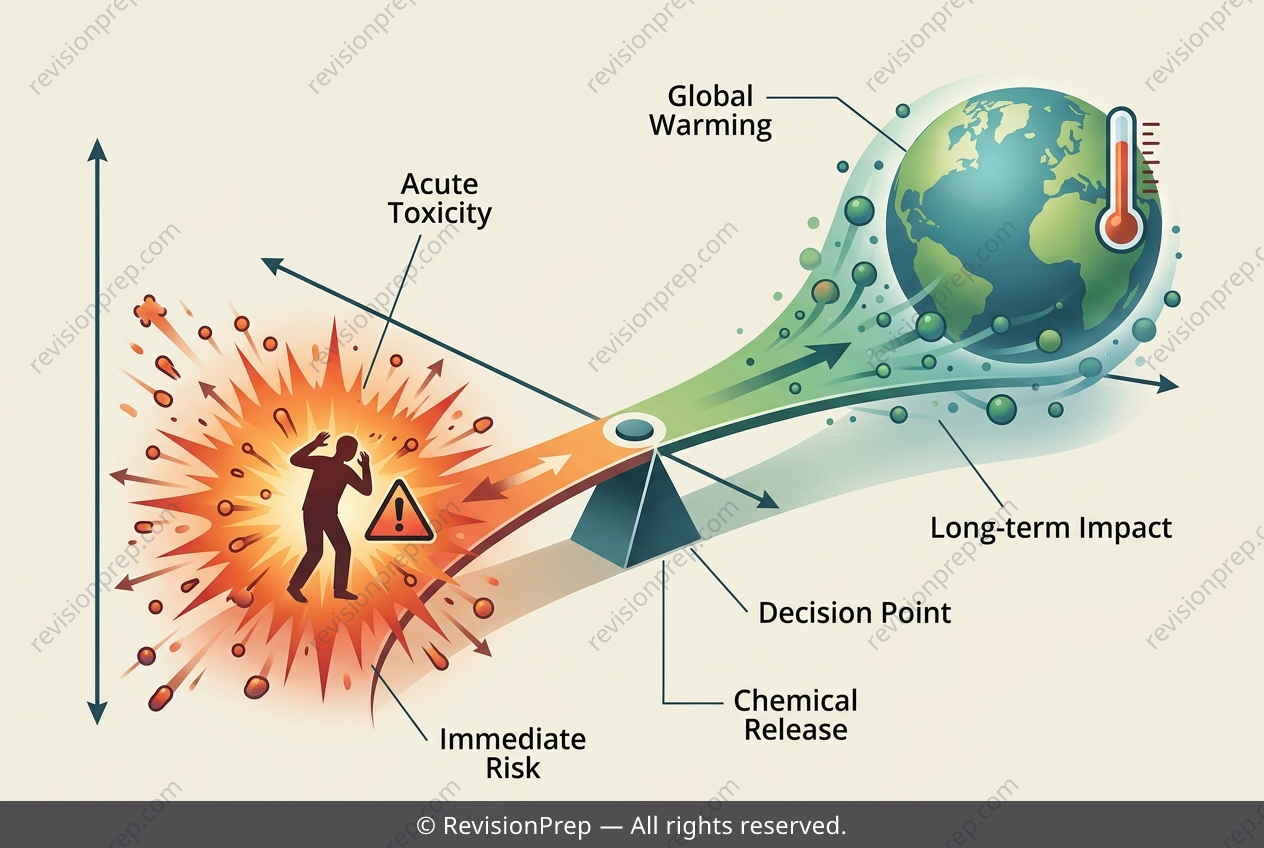 Chemistry: Ammonia Toxicity vs HFC Global Warming Risk