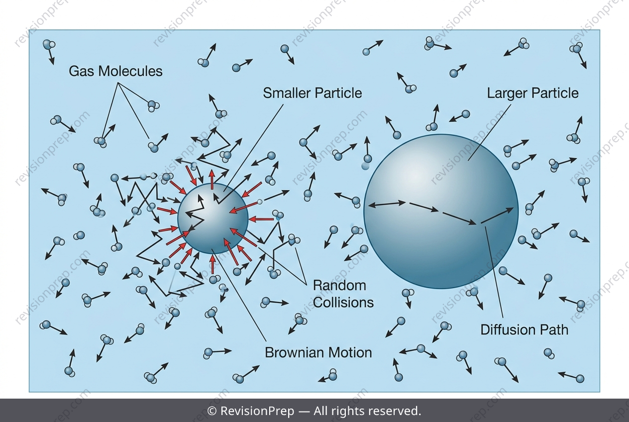 Chemistry: How Particle Size Determines Diffusion Rate