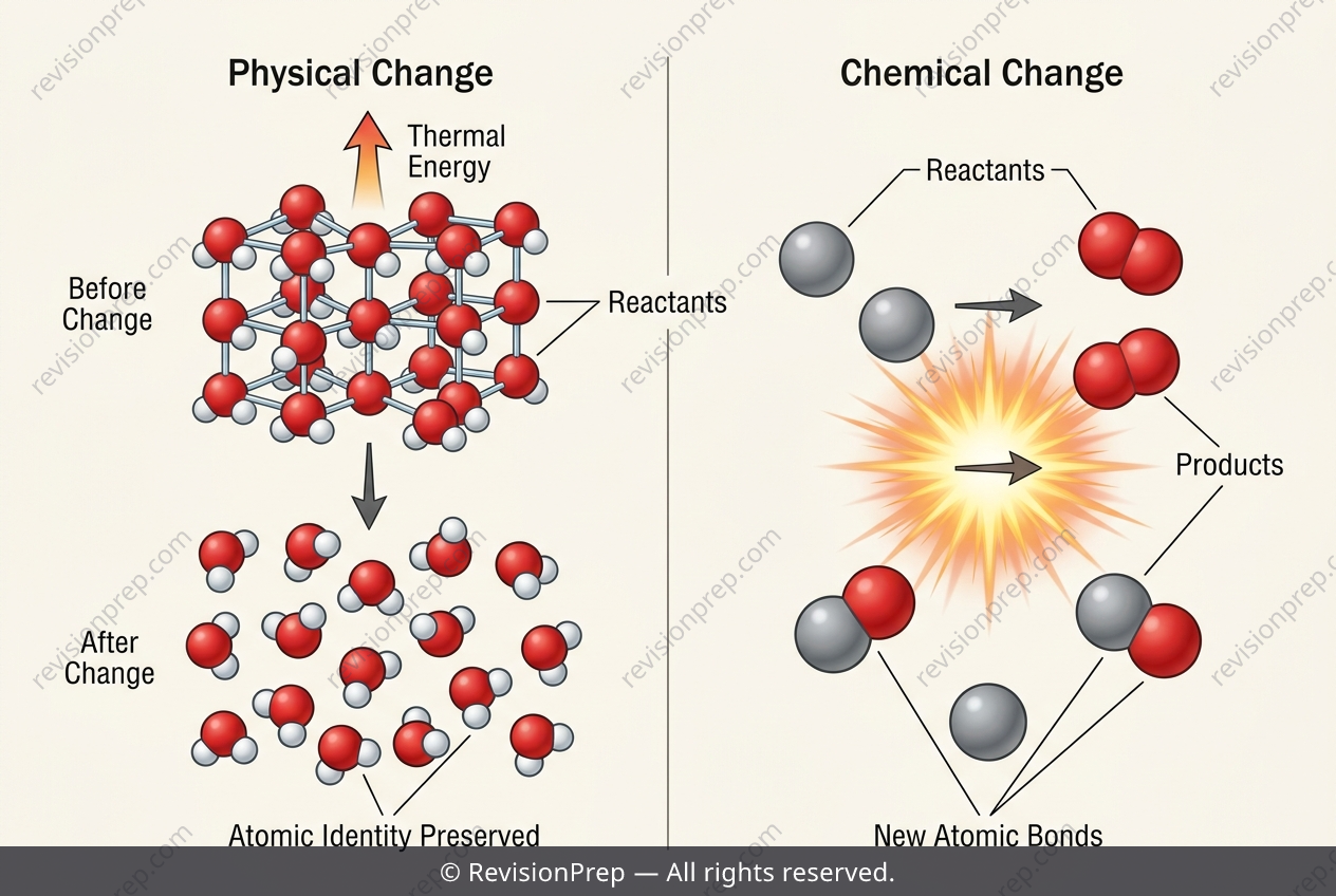 Chemistry: Why Burning Is Chemical, Melting Is Physical