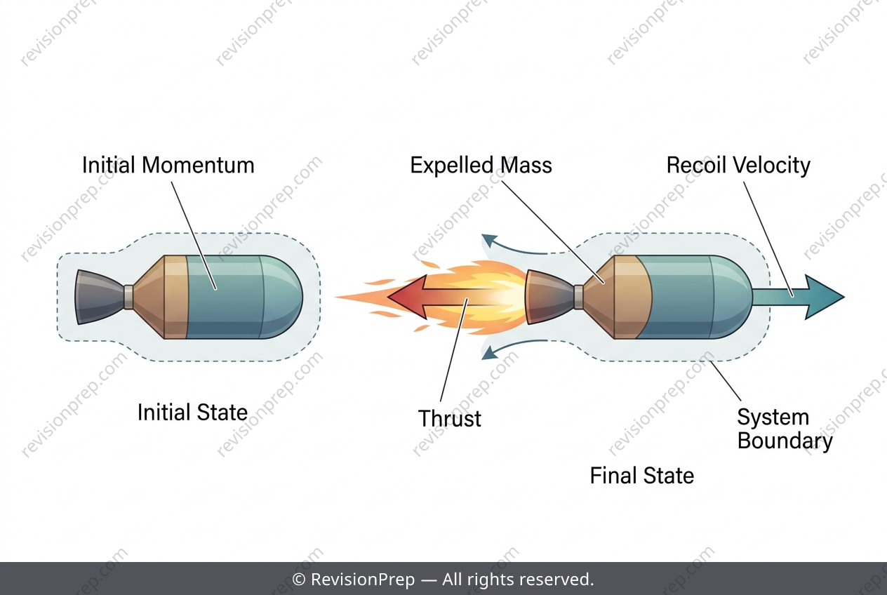 Physics: Conservation of Momentum in Rocket Propulsion