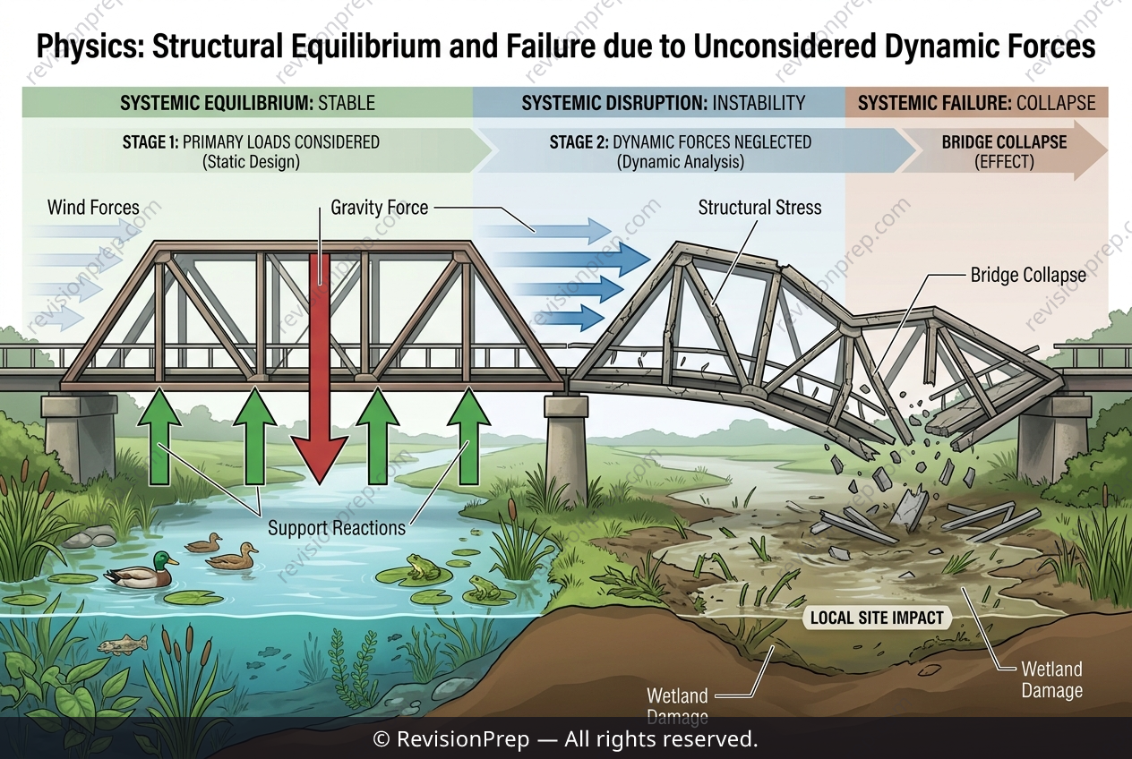 Physics: Structural Equilibrium and Risk of Ignoring Loads