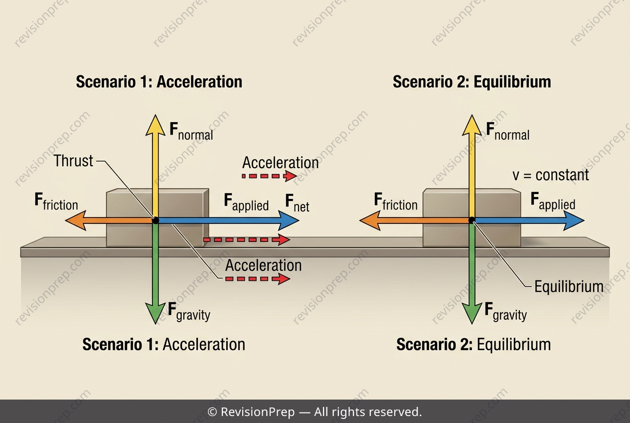 Physics: Free-Body Diagrams and Newton's Second Law