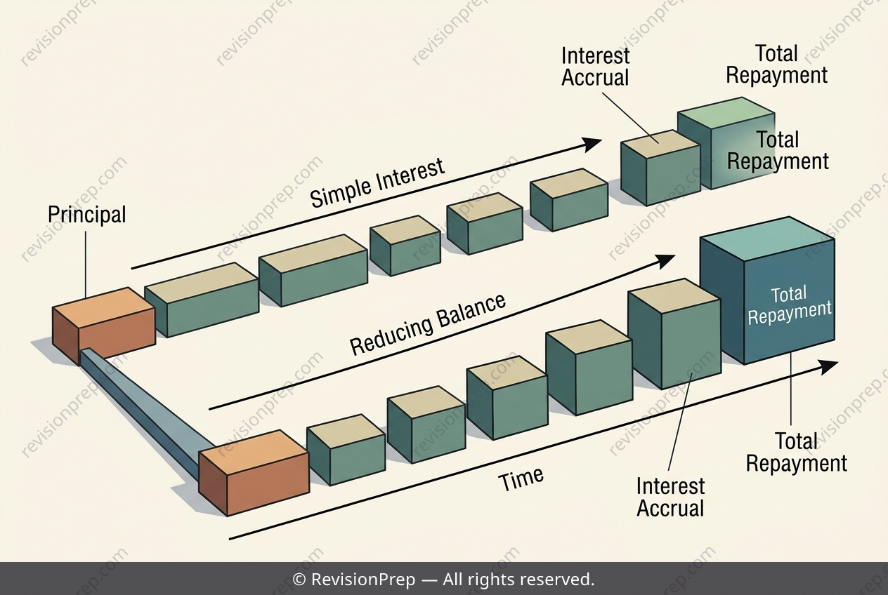 Maths: How Simple and Compound Interest Affect Loans