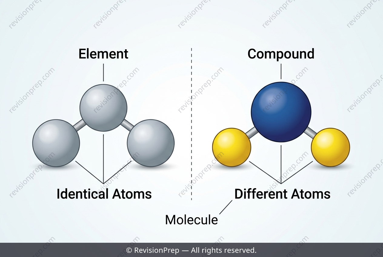 Chemistry: How Atomic Composition Classifies Substances