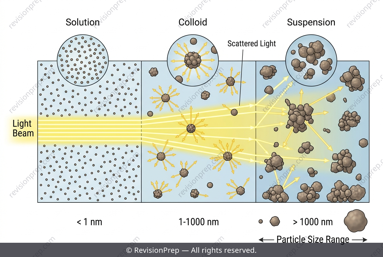 Chemistry: Particle Size and the Tyndall Effect