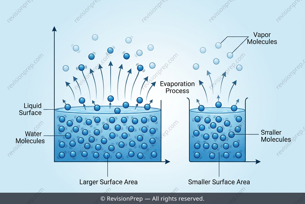 Chemistry: How Surface Area Controls Evaporation Rate