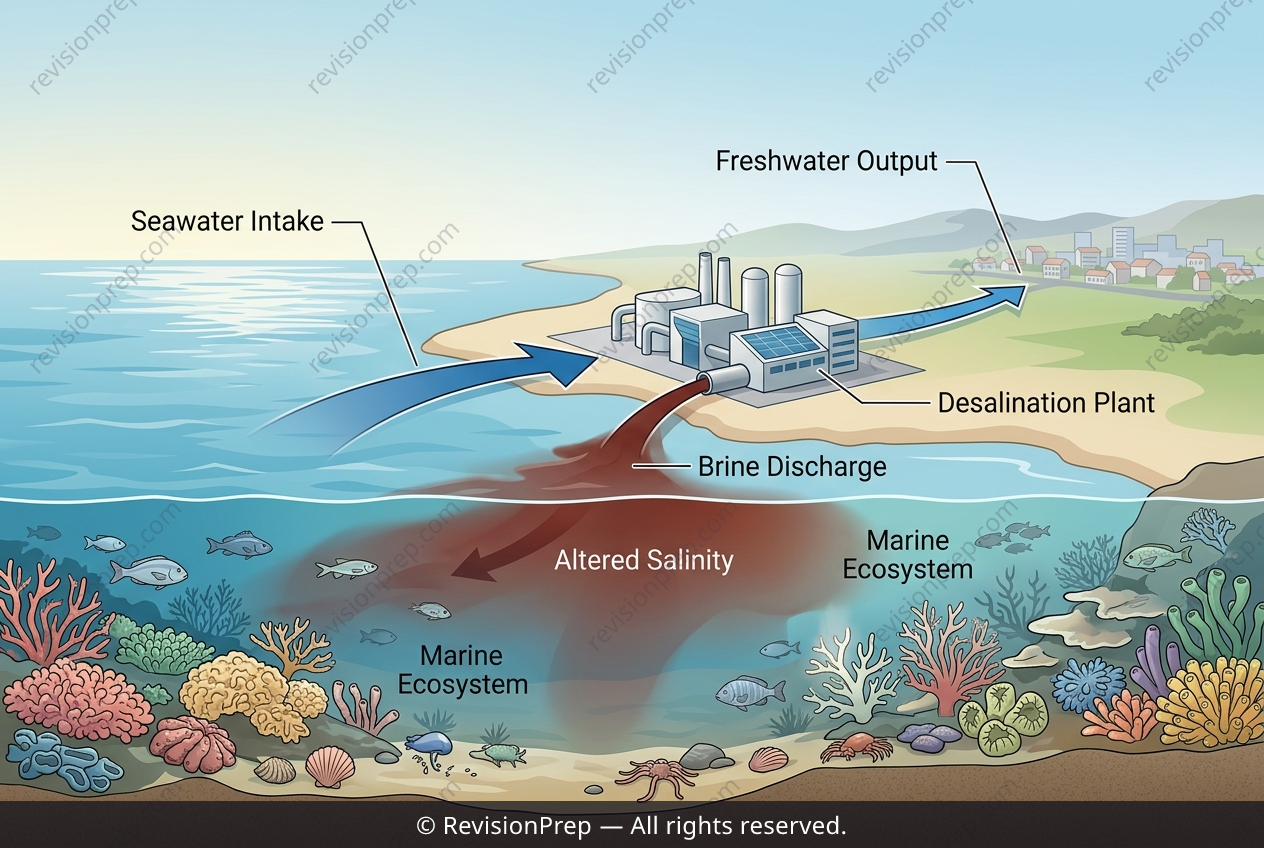 Chemistry: Solar Desalination and Marine Impact