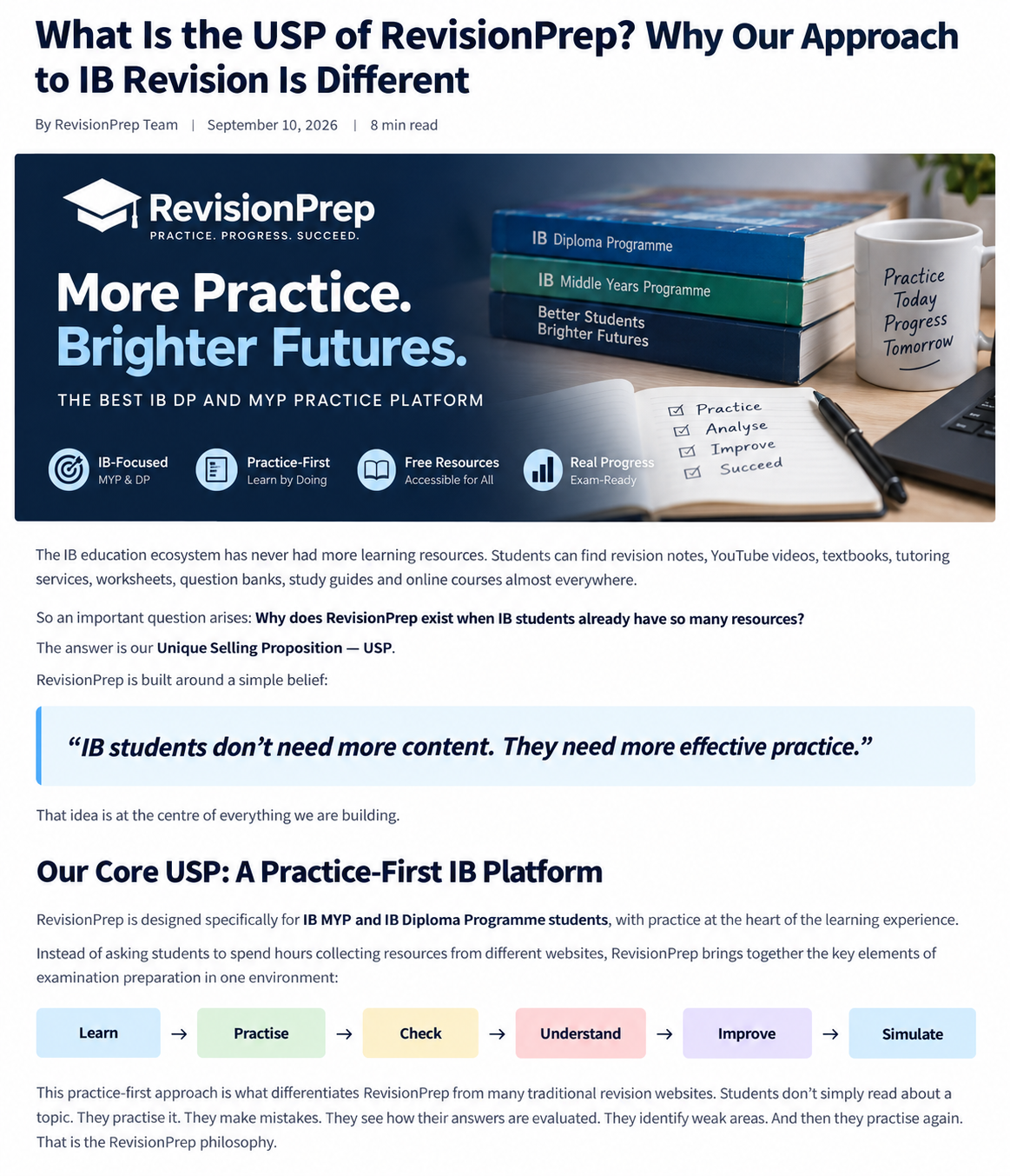 Why Revisionprep ?