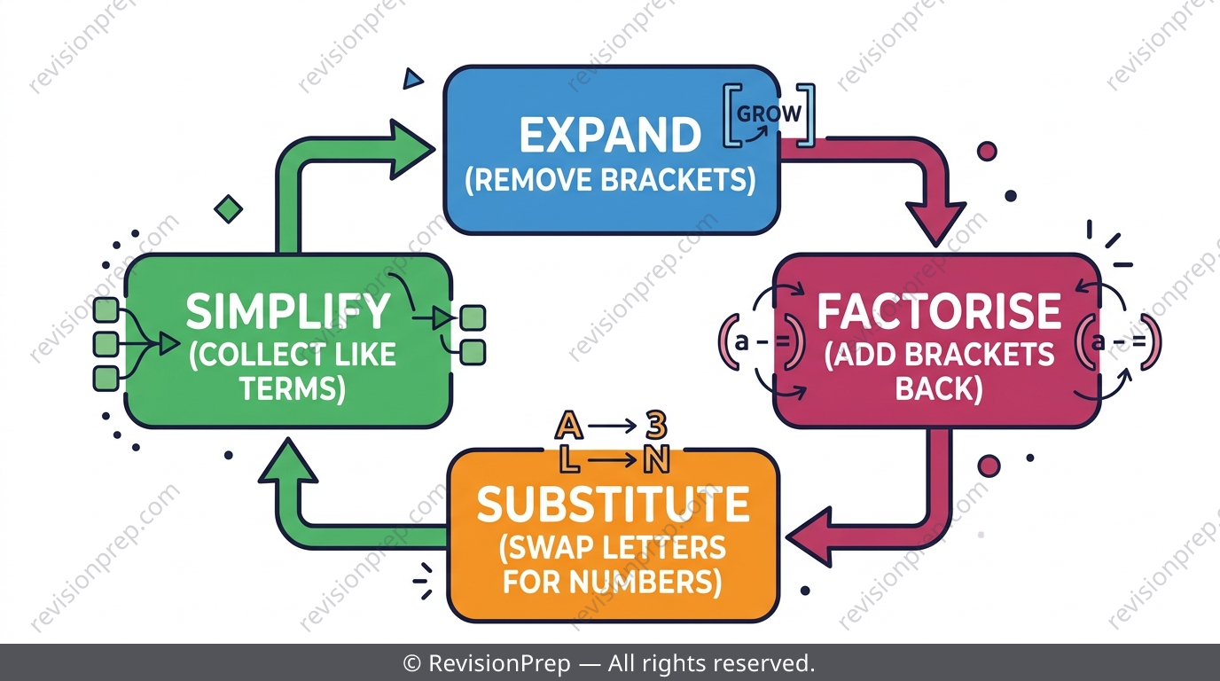Flowchart of the four core algebra operations