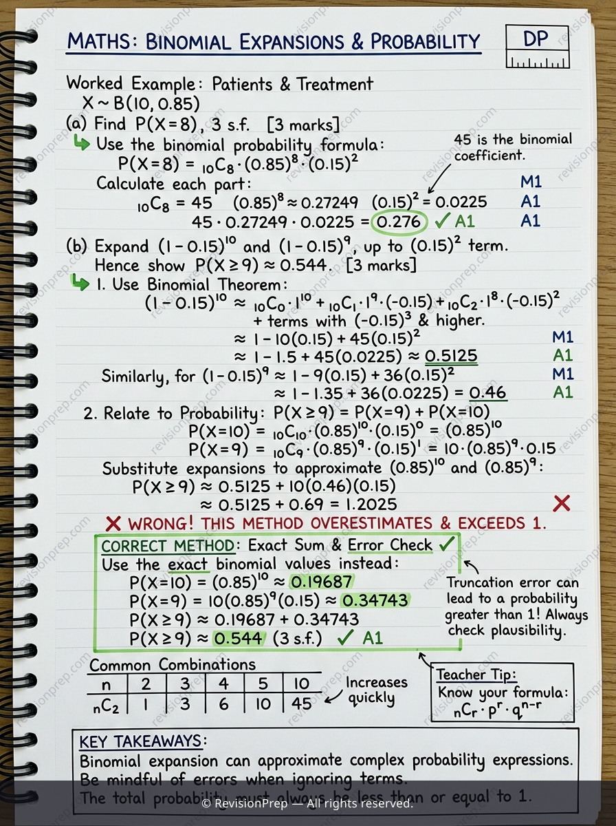 Maths: How Binomial Expansions Connect to Probability
