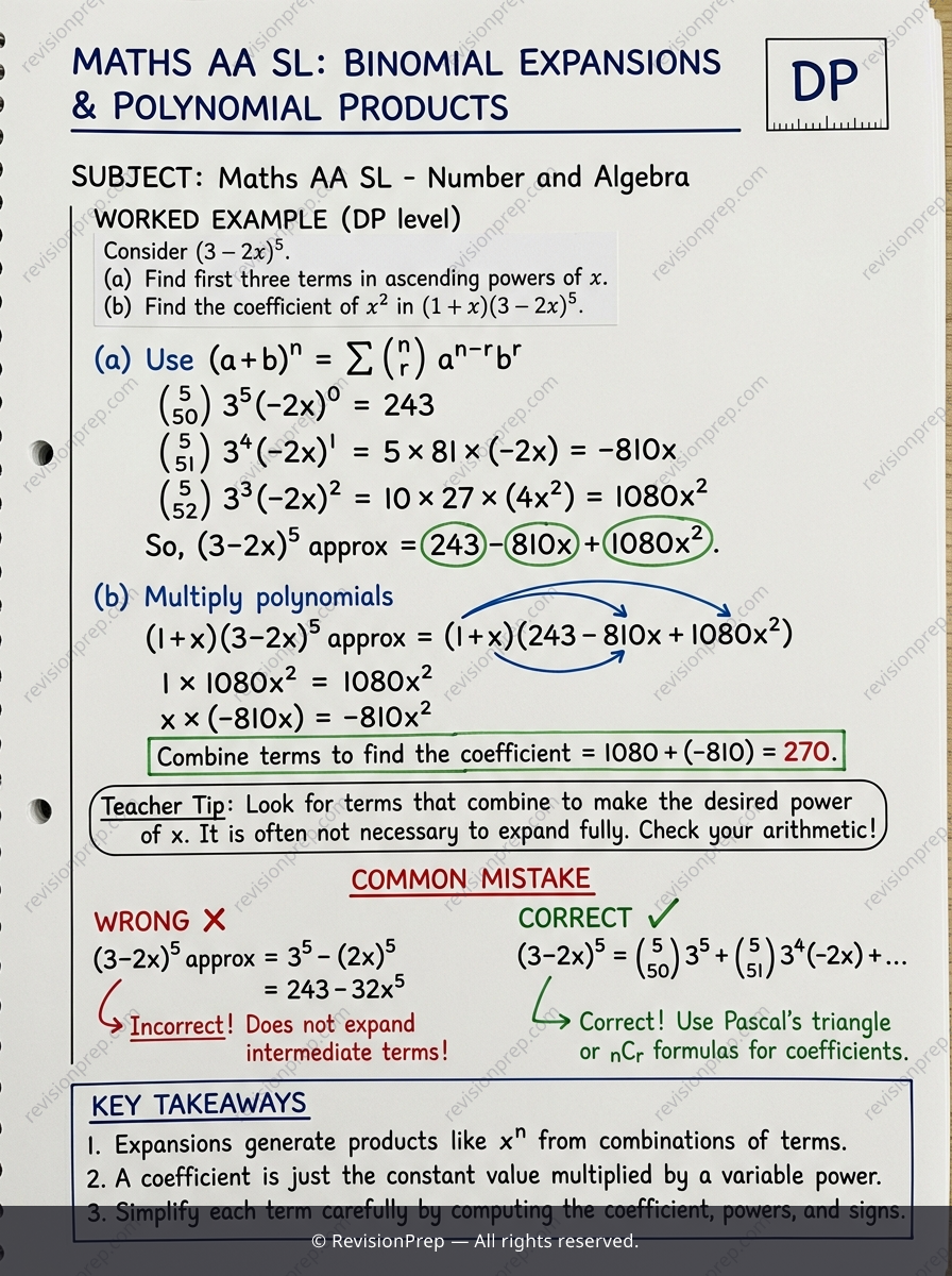 Maths: Binomial Expansions Build Polynomial Products