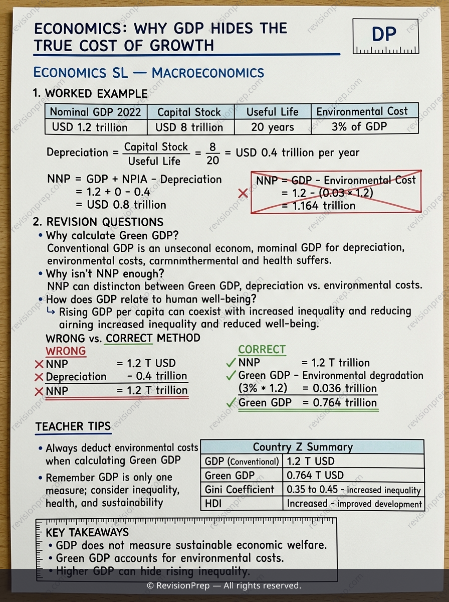 Economics: Why GDP Hides the True Cost of Growth